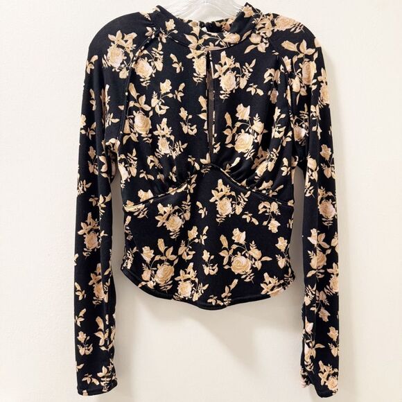 Free People Dinner Party Top in Floral - Size Medium - Picture 1 of 4